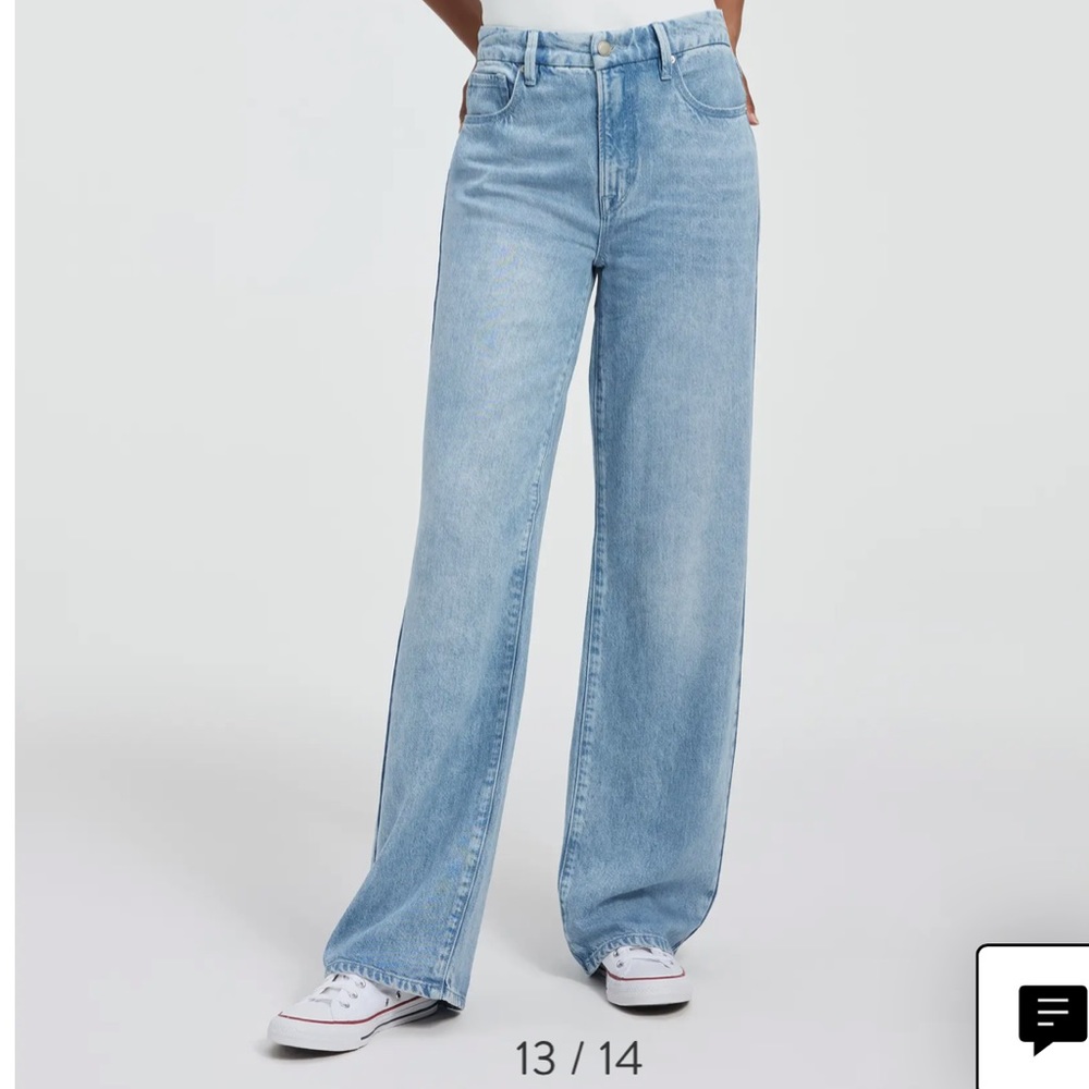 GOOD AMERICAN '90s WEIGHTLESS JEANS | INDIGO396